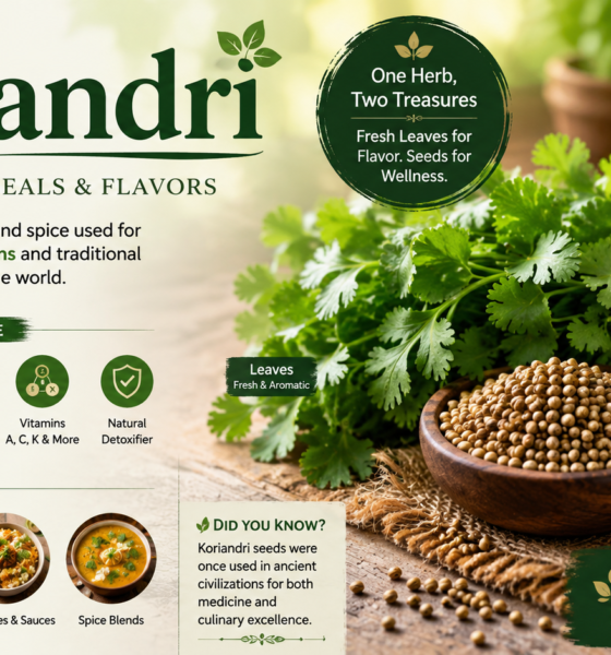 Koriandri: The Remarkable Herb Connecting Flavor and Wellness