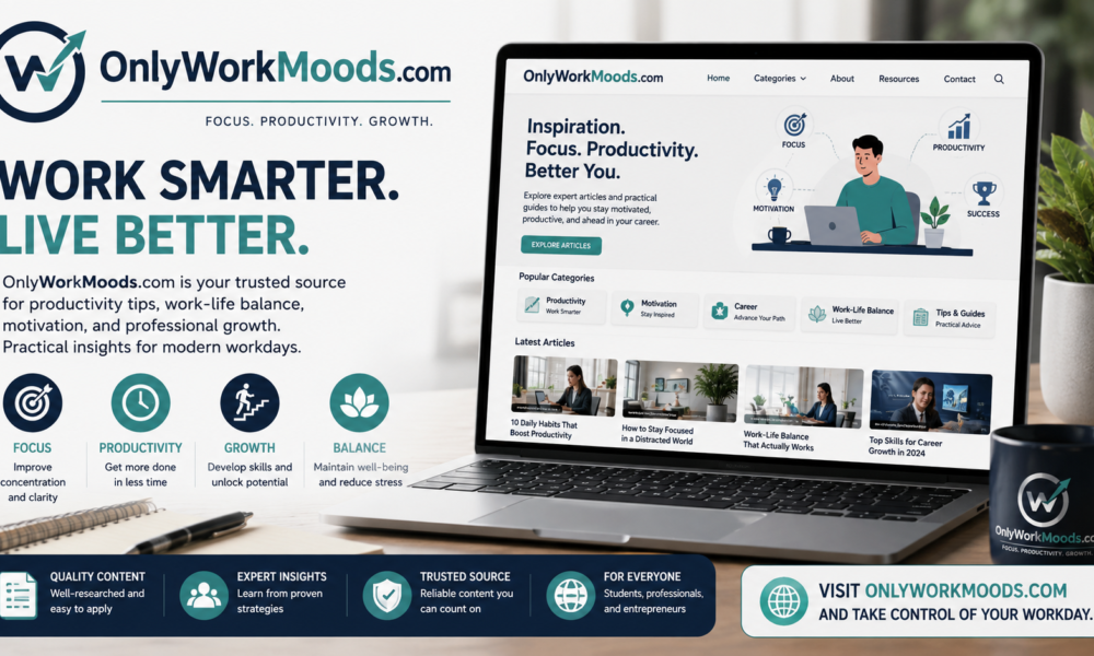 onlyworkmoods com and the Future of Focused Productivity Content