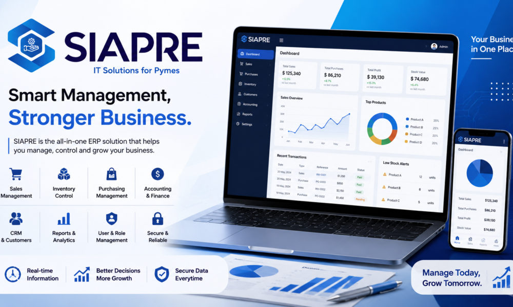 siapre Transforming Business Management Through Smart ERP Solutions