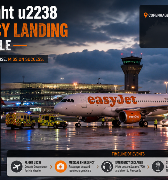 easyjet flight u2238 emergency landing newcastle: Safety Under Pressure