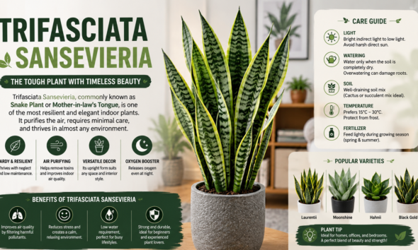 trifasciata sansevieria: The Resilient Plant Transforming Indoor Spaces