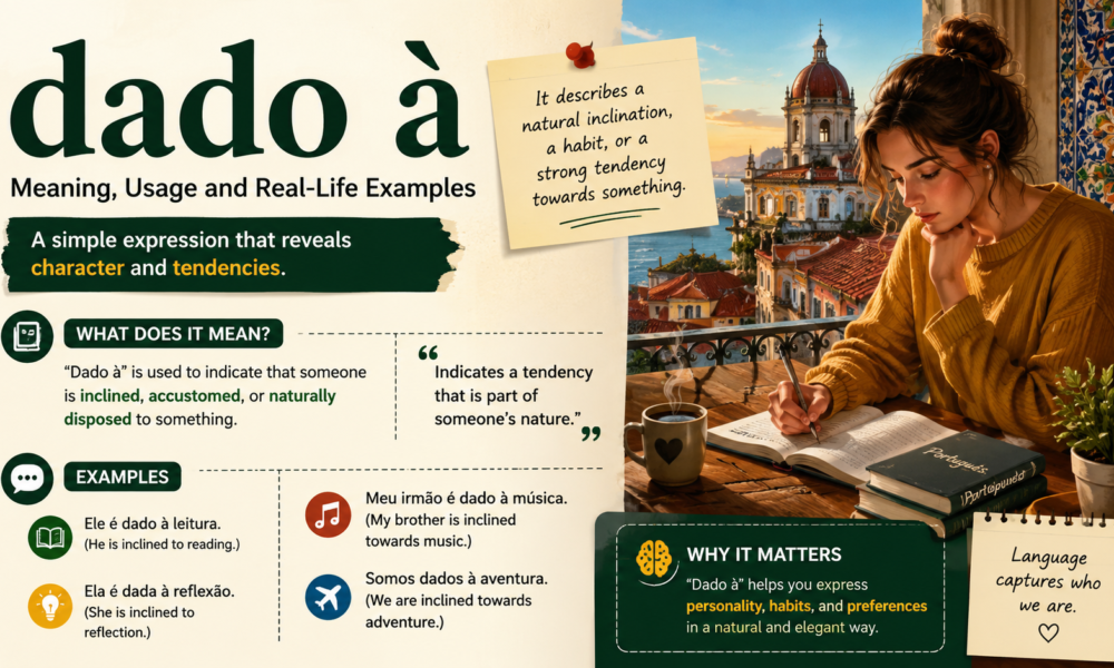 dado à and the Hidden Depth of a Powerful Portuguese Expression