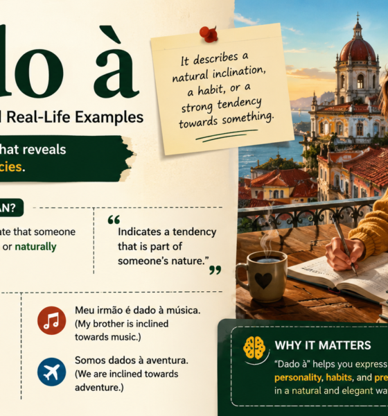dado à and the Hidden Depth of a Powerful Portuguese Expression