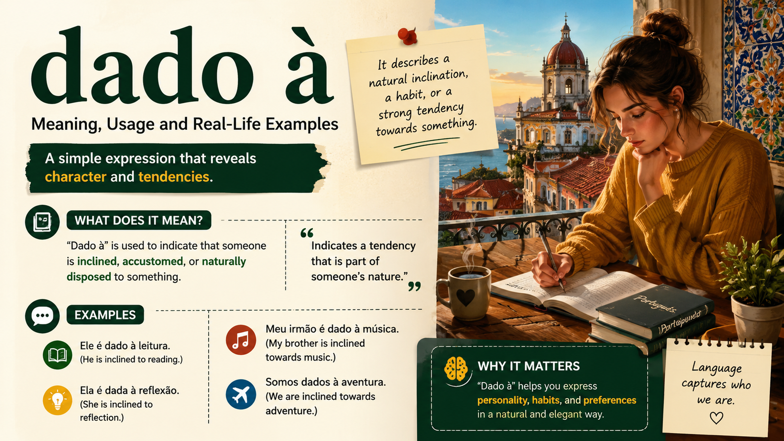 dado à and the Hidden Depth of a Powerful Portuguese Expression