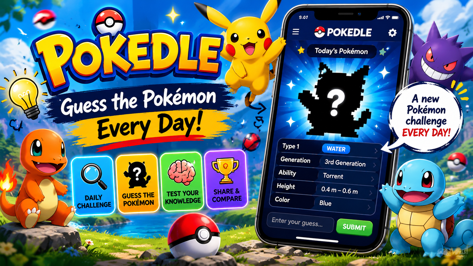 pokedle and the Daily Pokémon Challenge That Tests True Fans