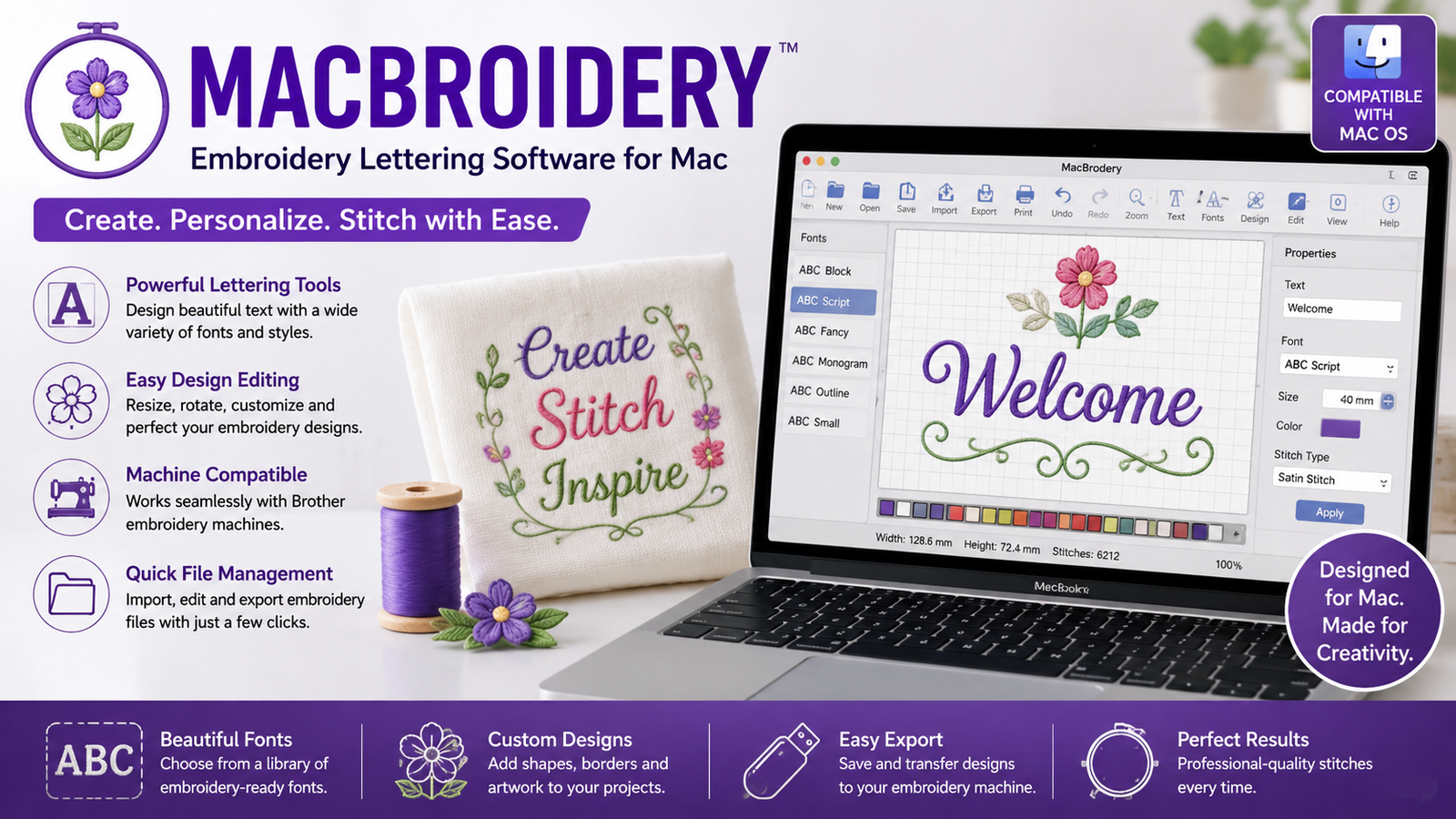 Macbroidery: The Mac-Compatible Embroidery Tool Legacy