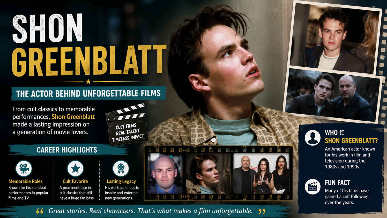 shon greenblatt and the Enduring Legacy of a Cult Film Star