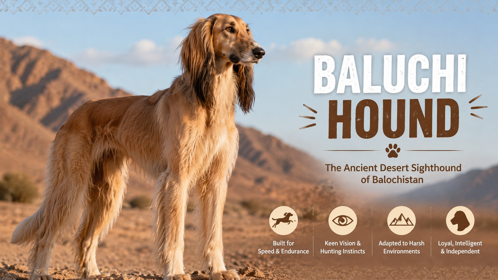 Baluchi Hound: The Ancient Desert Sighthound of Balochistan